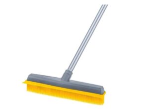 Dog Hair Remover Broom Rubber Broom Build-in Squeegee