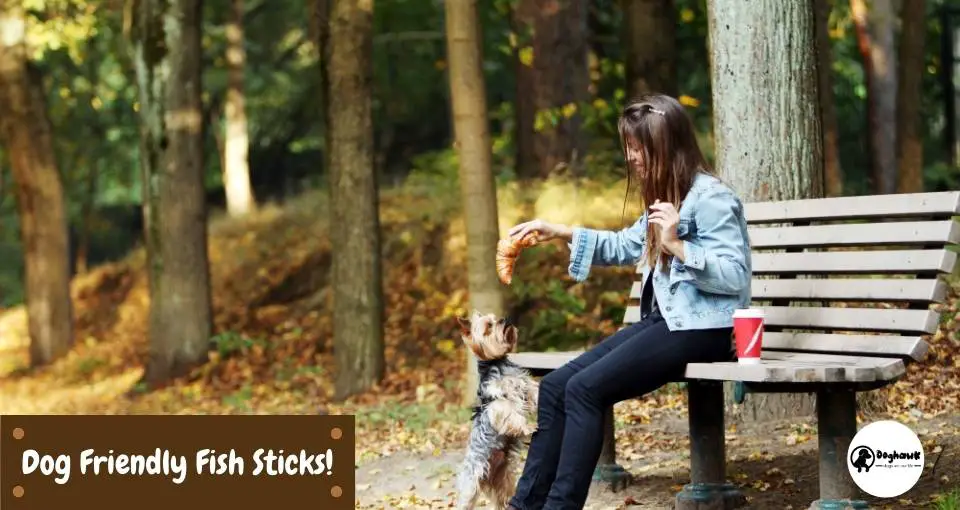 Dog-friendly fish sticks!